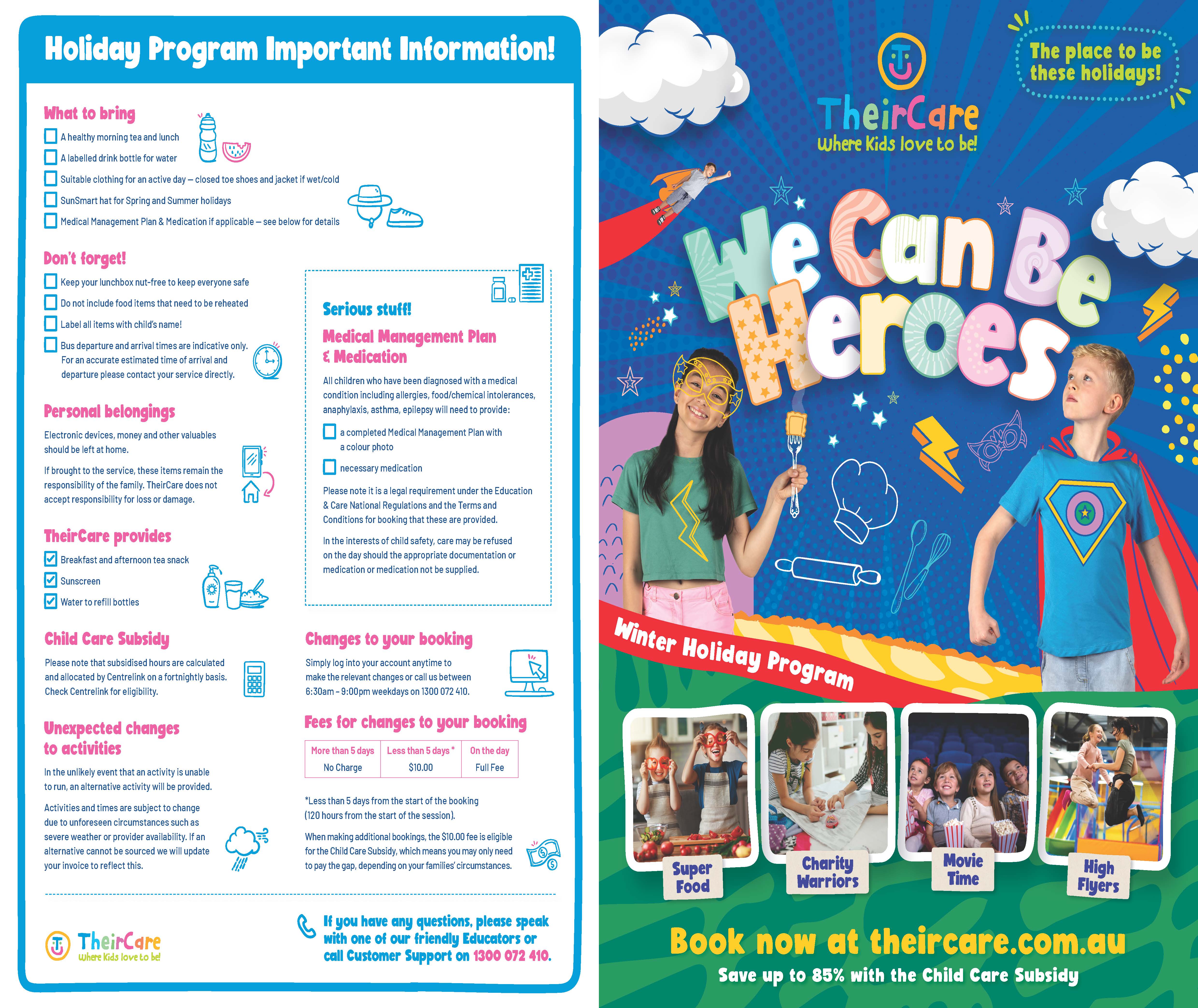 Holiday program june 2023